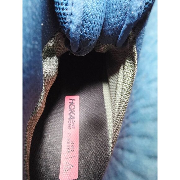 Hoka 14D Mens Tennine Hike GTX Blue Vibram Gortex Hi Lace Platform Sneakers NEW - Picture 9 of 16